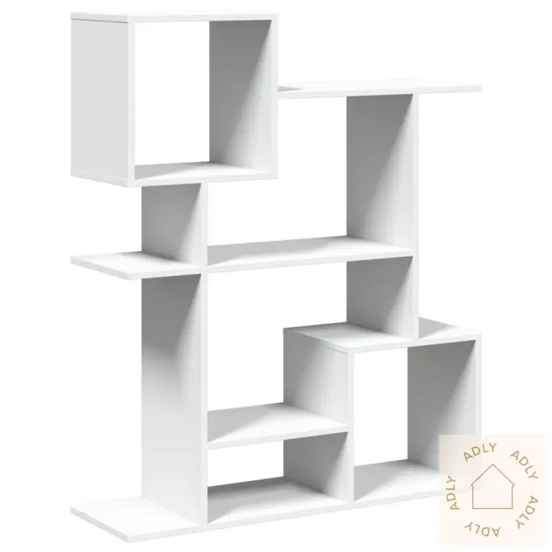 Romdeler Bokhylle Hvit 92X29X112 Cm Konstruert Tre