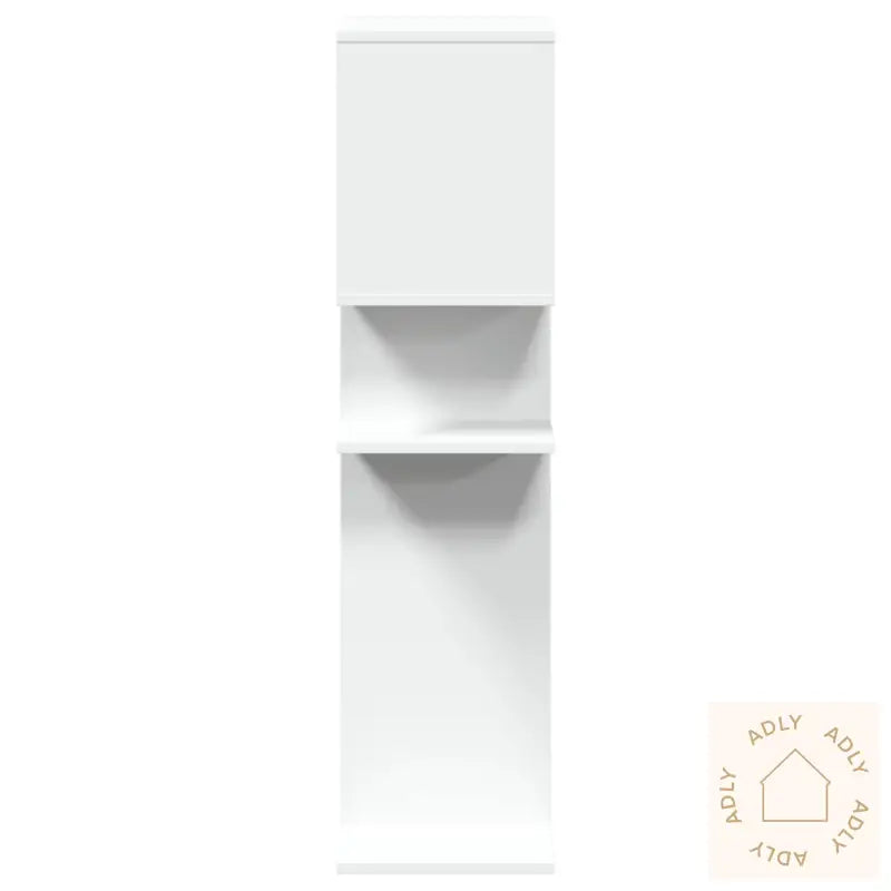 Romdeler Bokhylle Hvit 92X29X112 Cm Konstruert Tre