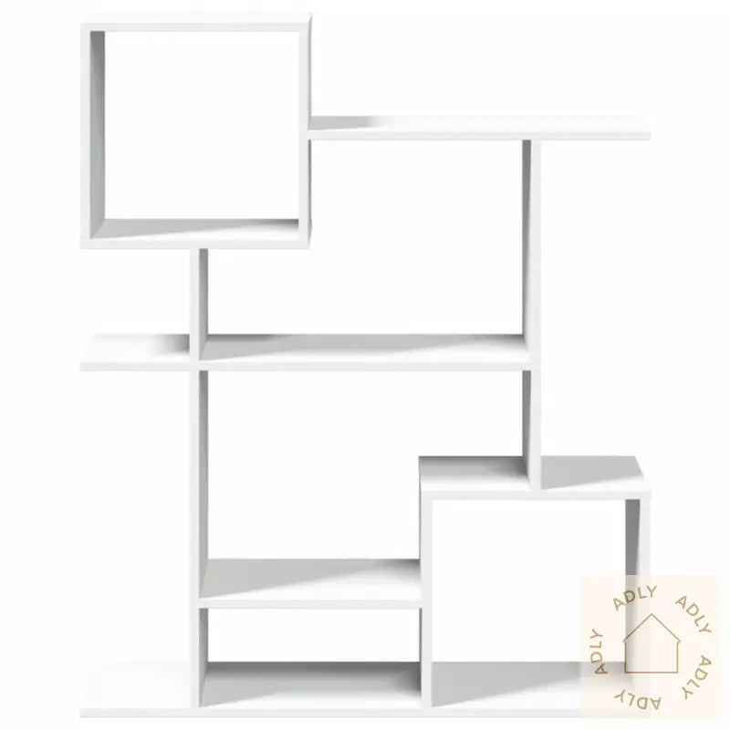 Romdeler Bokhylle Hvit 92X29X112 Cm Konstruert Tre