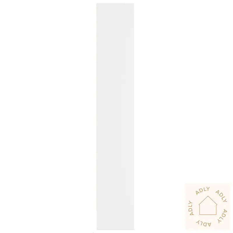 Garderobe Med Led Hvit 69X32,5X200 Cm Konstruert Tre