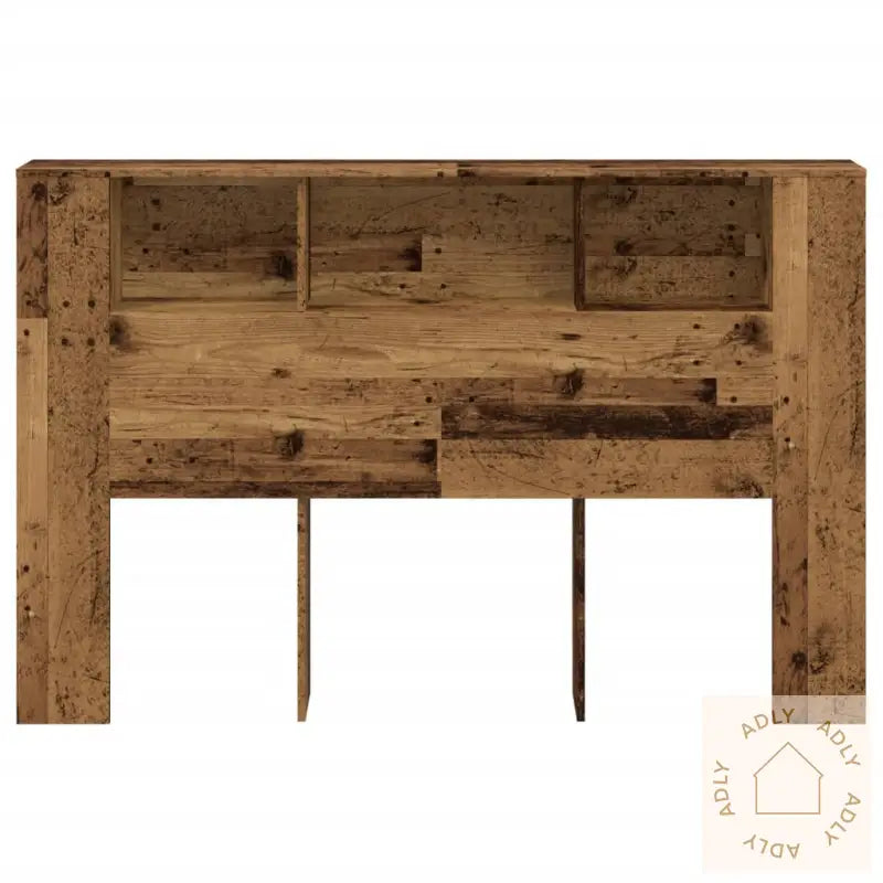 Hodegavl Med Hyller Gammelt Tre 160X18,5X103,5Cm Konstruert Tre