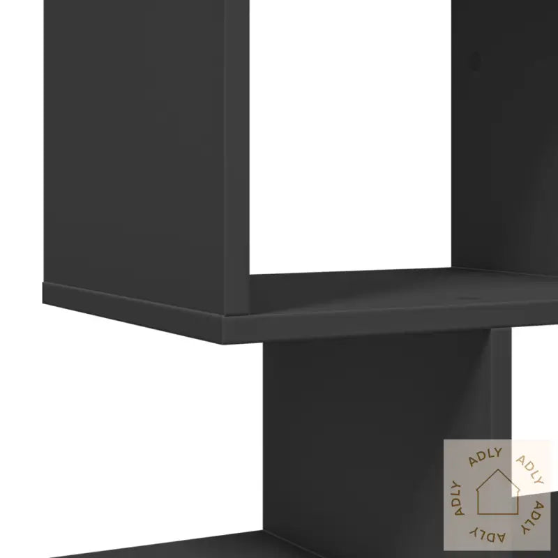 Romdeler Bokhylle Svart 92X29X112 Cm Konstruert Tre