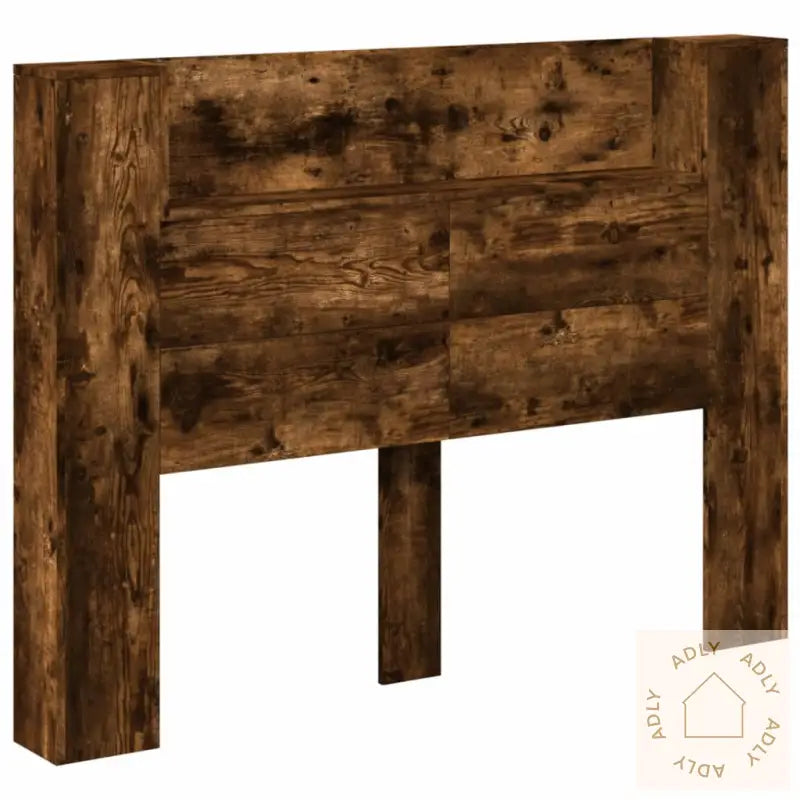 Hodegavl Skap Med Led Røkt Eik 140X16,5X103,5 Cm