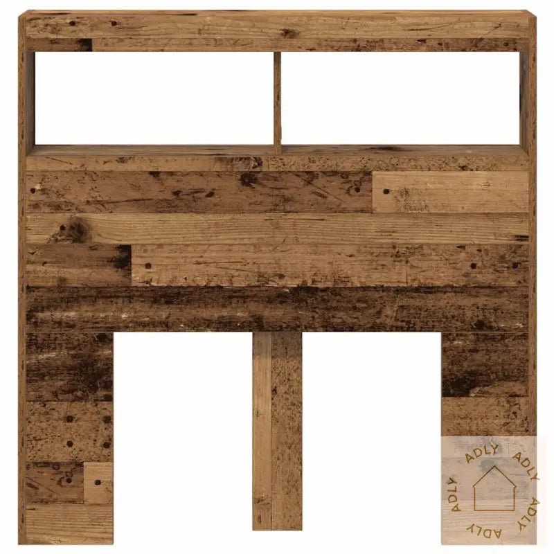 Hodegavl Skap Med Led Gammelt Tre 100X17X102 Cm
