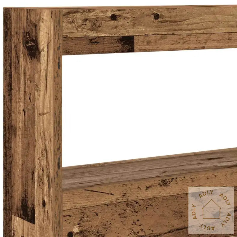 Hodegavl Skap Med Led Gammelt Tre 100X17X102 Cm