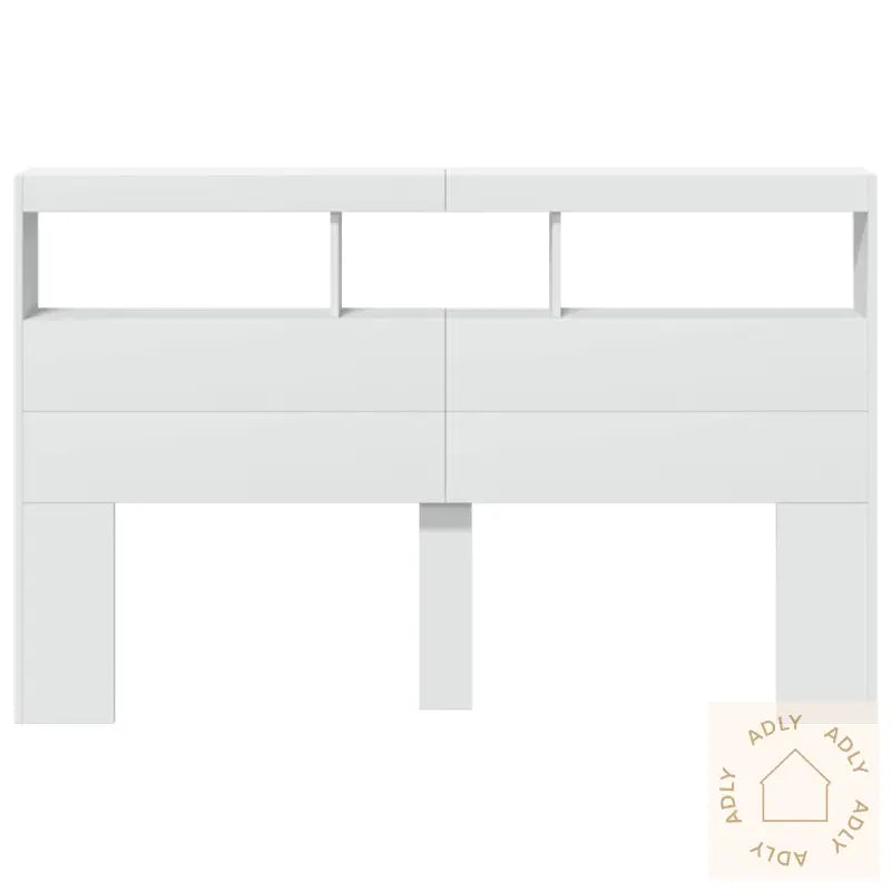 Hodegavl Skap Med Led Hvit 160X17X102 Cm