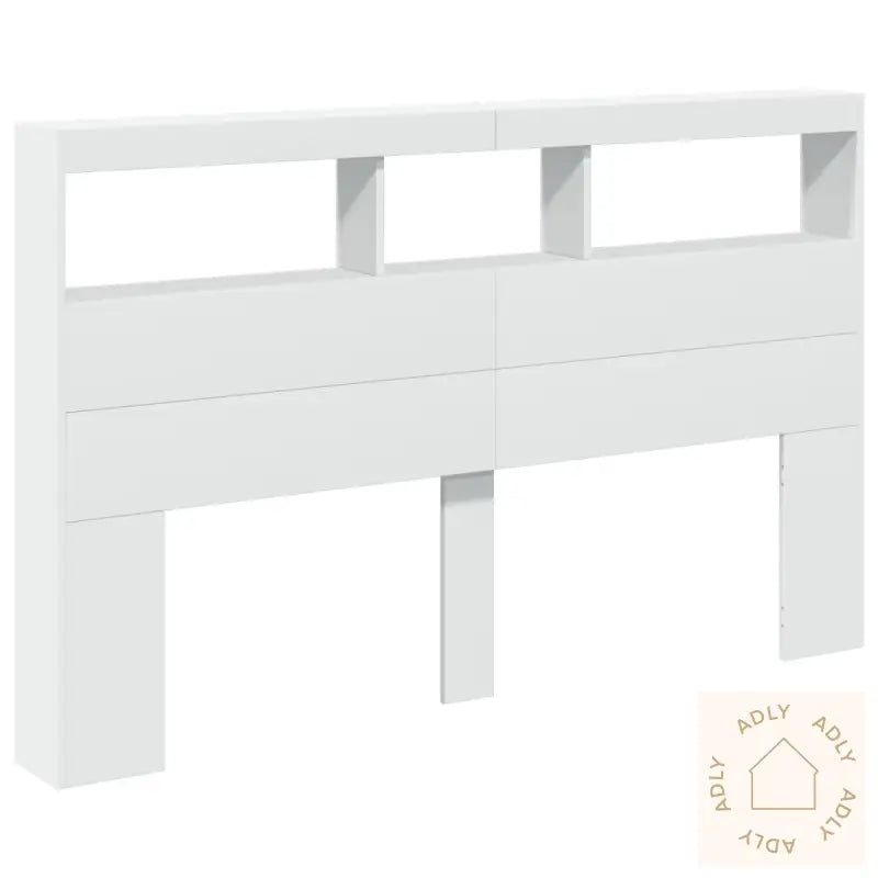Hodegavl Skap Med Led Hvit 160X17X102 Cm