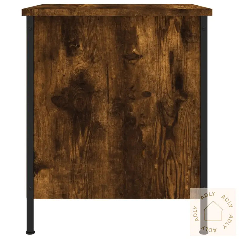 Nattbord 2 Stk Røkt Eik 40X42X50 Cm Konstruert Tre