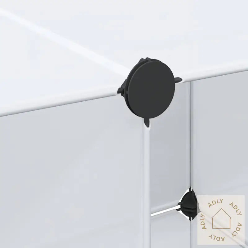 Modulskap Med 9 Rom 109X36,5X143 Cm Hvit