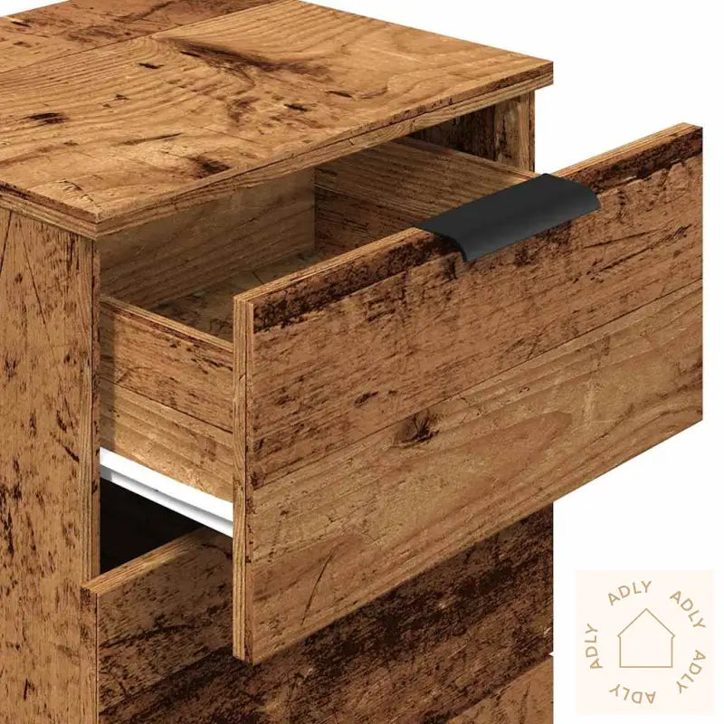 Nattbord 2 Stk Gammelt Tre 40X36X65 Cm Konstruert Tre
