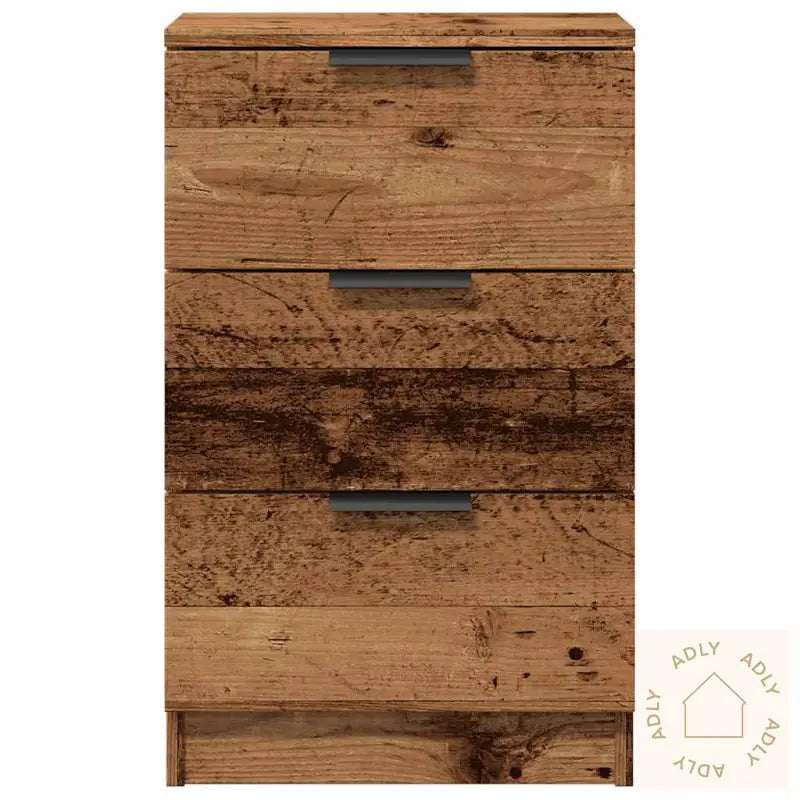 Nattbord 2 Stk Gammelt Tre 40X36X65 Cm Konstruert Tre