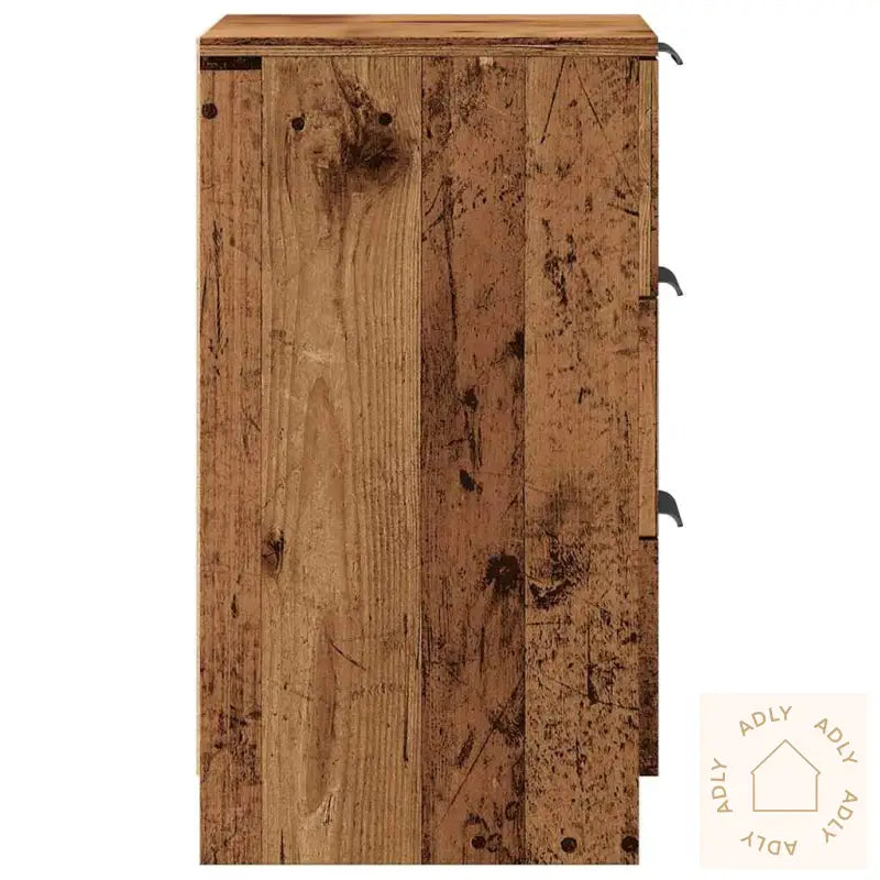 Nattbord 2 Stk Gammelt Tre 40X36X65 Cm Konstruert Tre