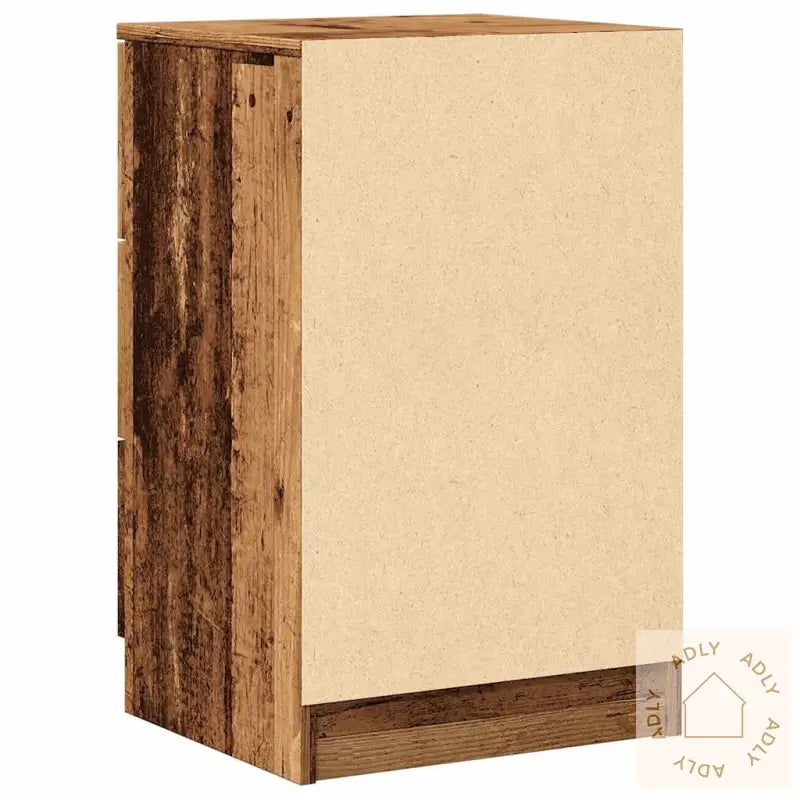 Nattbord 2 Stk Gammelt Tre 40X36X65 Cm Konstruert Tre