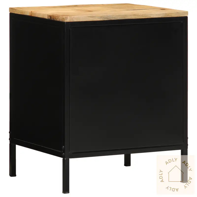 Sengebord 2 Stk 40X35X50 Cm Massivt Tre Grovt Mango