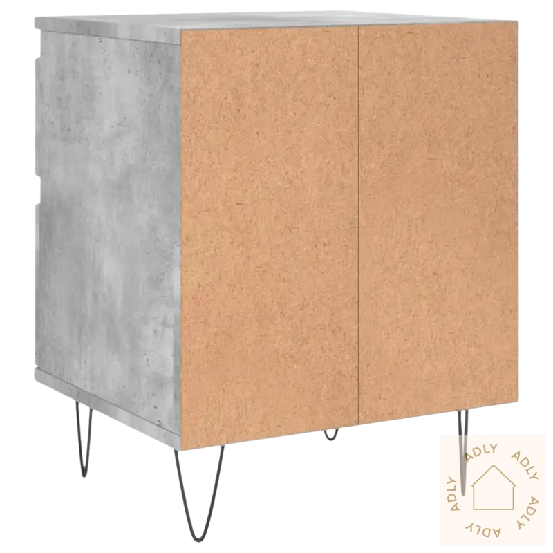 Stilige nattbord i moderne møbler med slitesterkt materiale og hårpinje bein