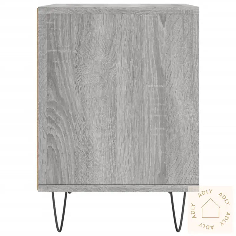 Nattbord 2 Stk Grå Sonoma 40X35X50 Cm Konstruert Tre
