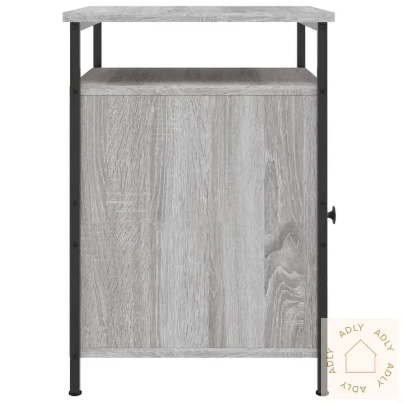 Nattbord 2 Stk Grå Sonoma 40X42X60 Cm Konstruert Tre
