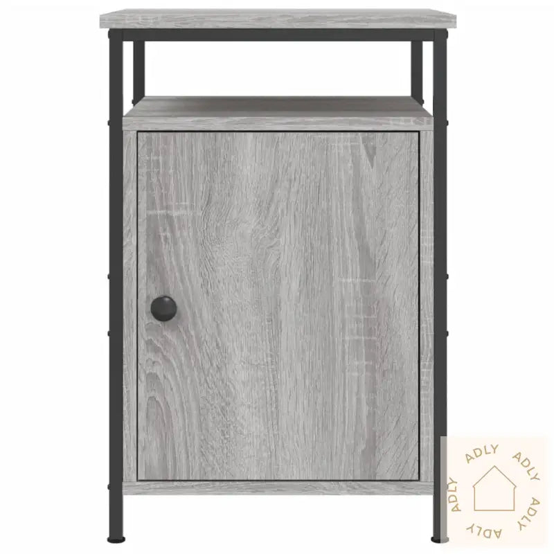 Nattbord 2 Stk Grå Sonoma 40X42X60 Cm Konstruert Tre