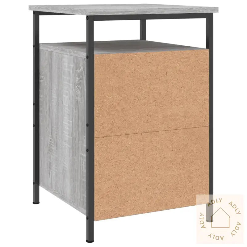 Nattbord 2 Stk Grå Sonoma 40X42X60 Cm Konstruert Tre