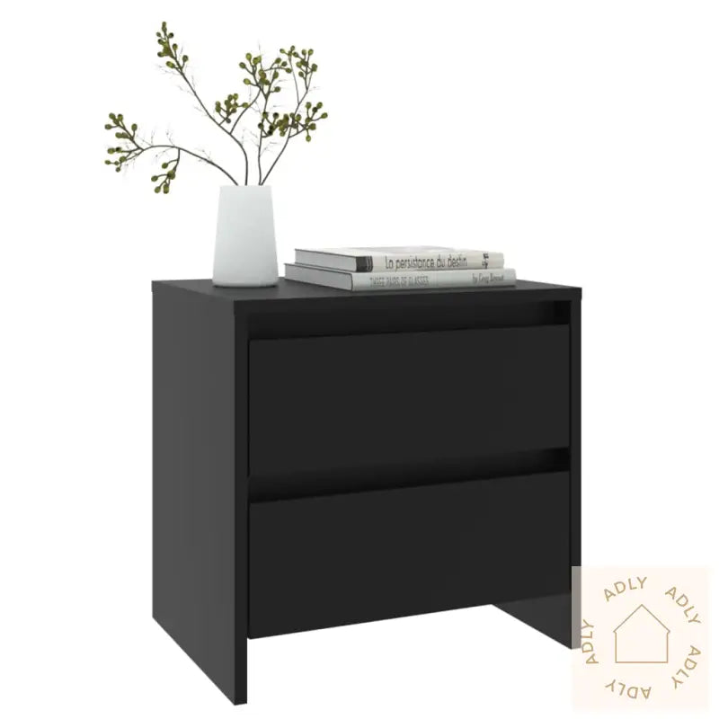 Nattbord Svart 45X34,5X44,5 Cm Konstruert Tre