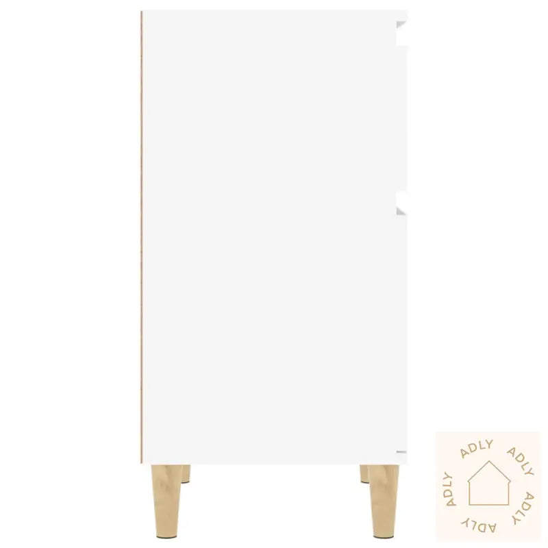 Nattbord 2 Stk Hvit 40X35X70 Cm