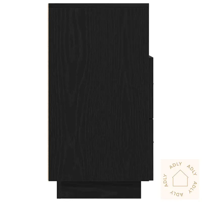 Nattbord 2 Stk Med 2 Skuffer Svart 36X36X68 Cm