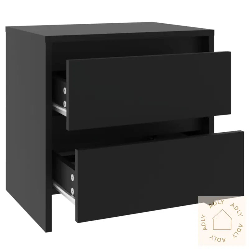 Nattbord Svart 45X34,5X44,5 Cm Konstruert Tre