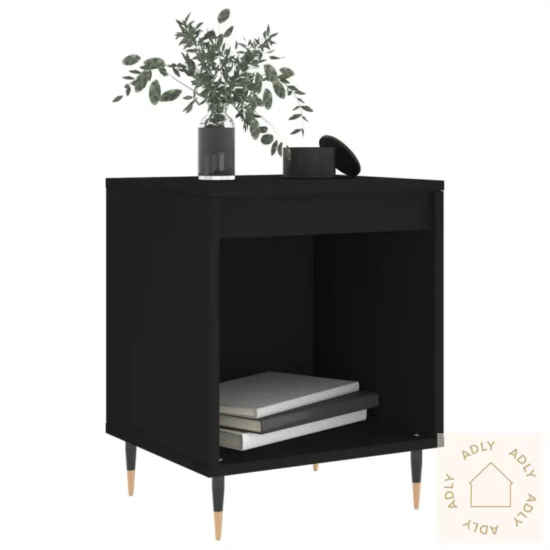 Nattbord 2 Stk Svart 40X35X50 Cm Konstruert Tre