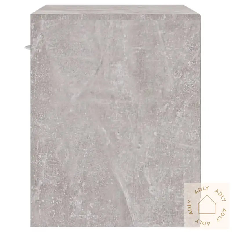 Nattbord 2 Stk Med Skuff Betonggrå