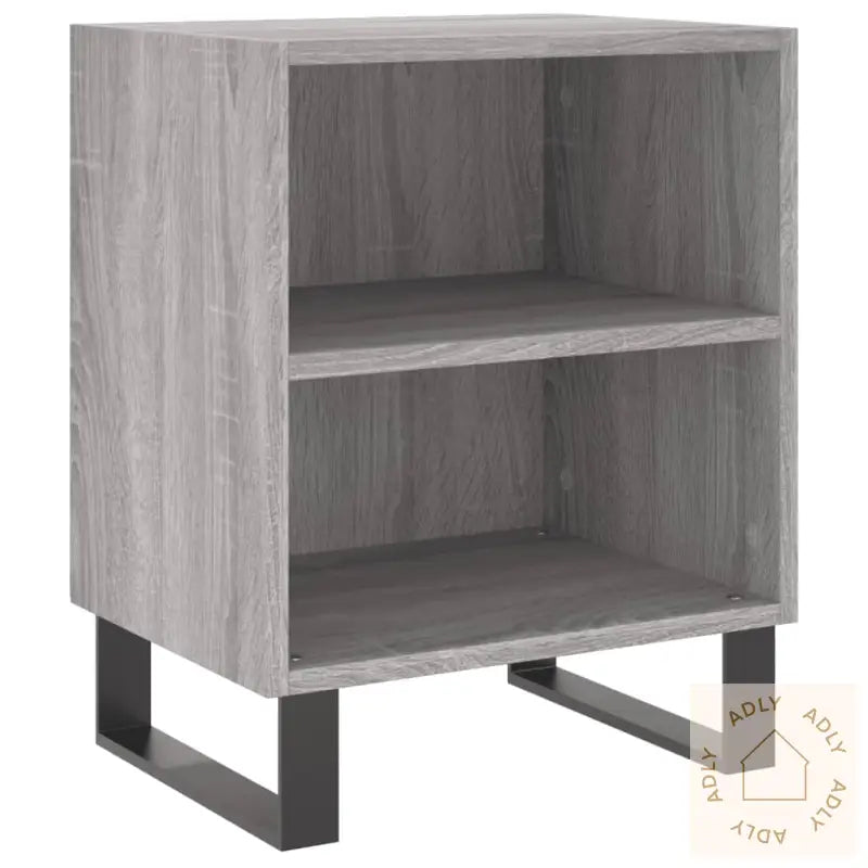 Nattbord 2 Stk Grå Sonoma 40X30X50 Cm Konstruert Tre