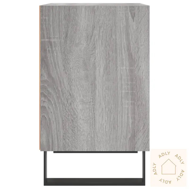 Nattbord 2 Stk Grå Sonoma 40X30X50 Cm Konstruert Tre