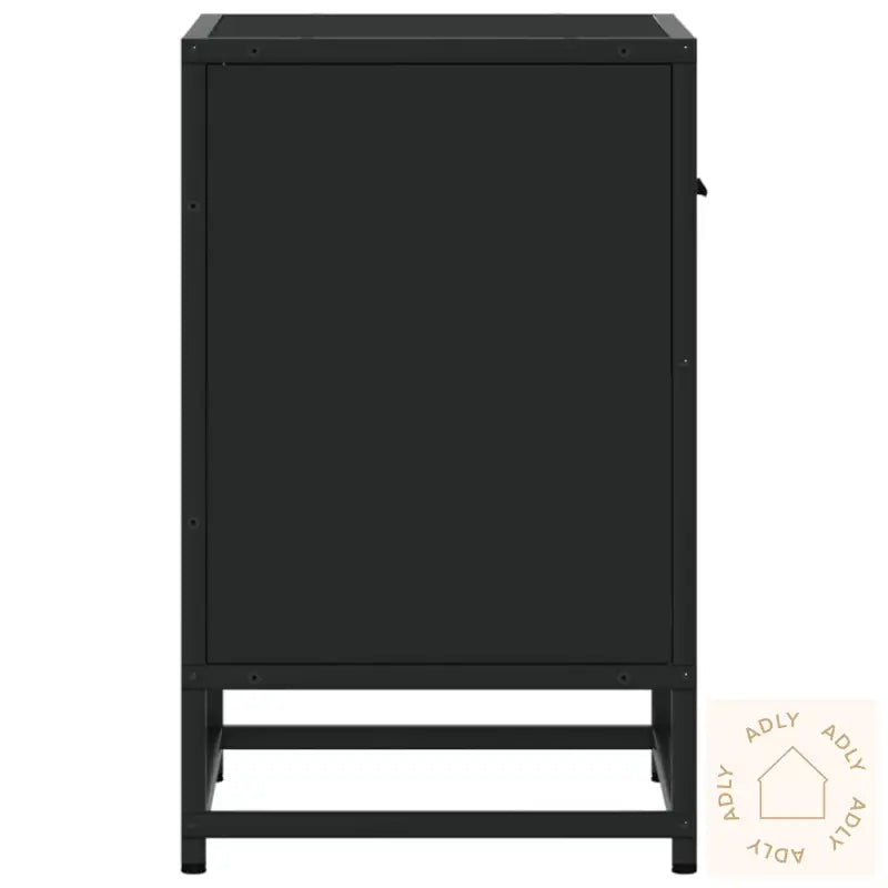 Nattbord 2 Stk Svart 40X31X50 Cm Heltre Furu
