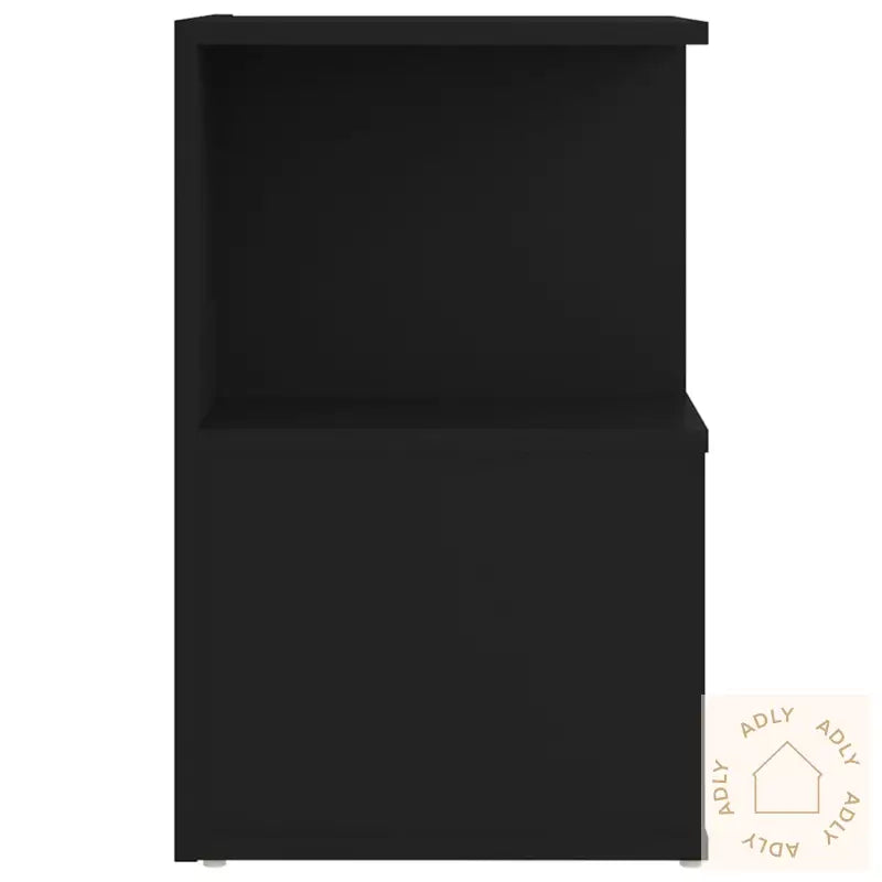 Nattbord 2 Stk Svart 35X35X55 Cm Konstruert Tre