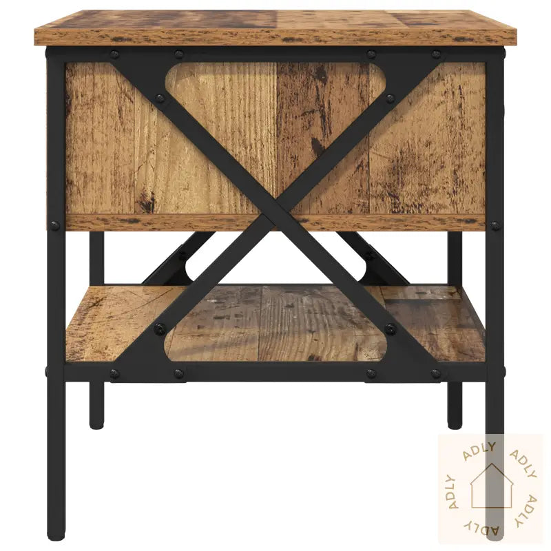 Nattbord 2 Stk Gamle Trær 40X42X45 Cm Konstruert Tre