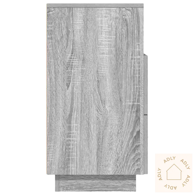 Gray wood-grain skap som passer perfekt til moderne møbler og stilige nattbord