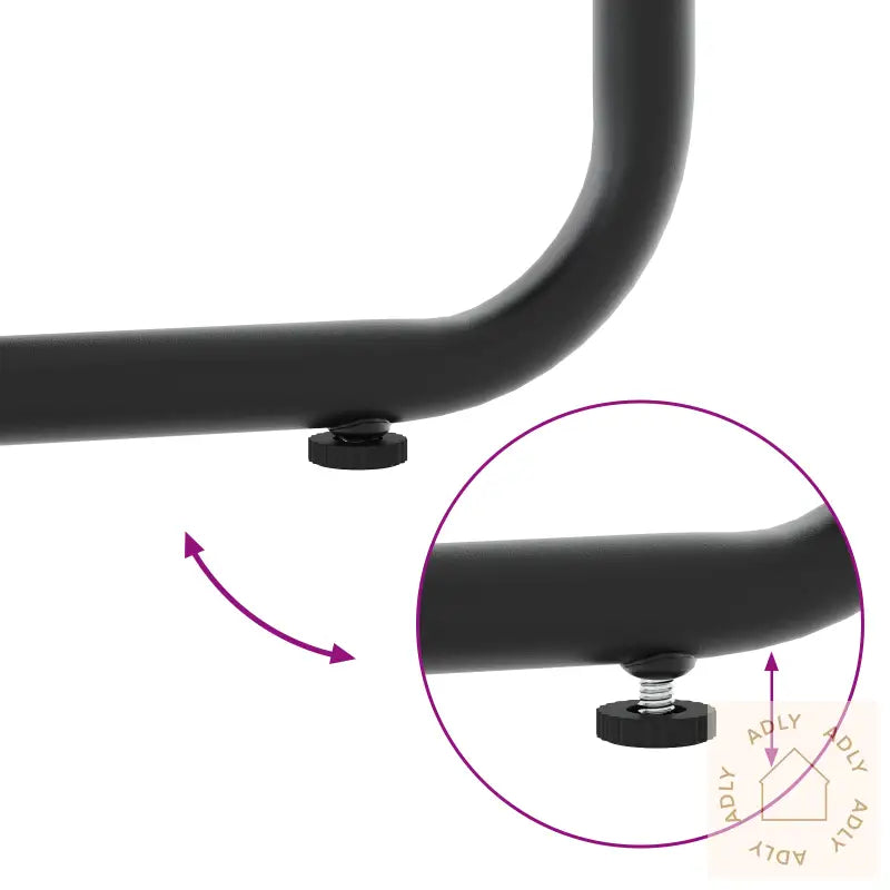 Hagestoler Med Puter 4 Stk Svart Poly Rattan