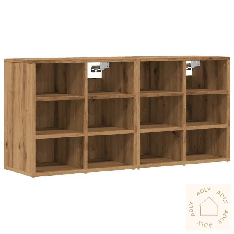 Skohyller Svart 2 Stk Artisan Eik 52X30X50 Cm