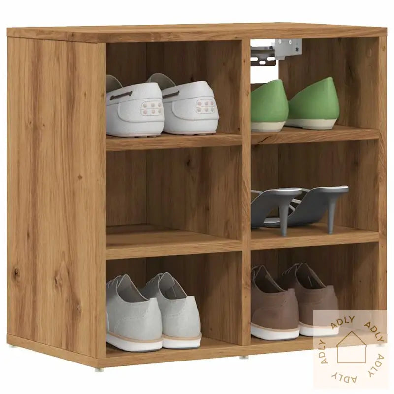 Skohyller Svart 2 Stk Artisan Eik 52X30X50 Cm