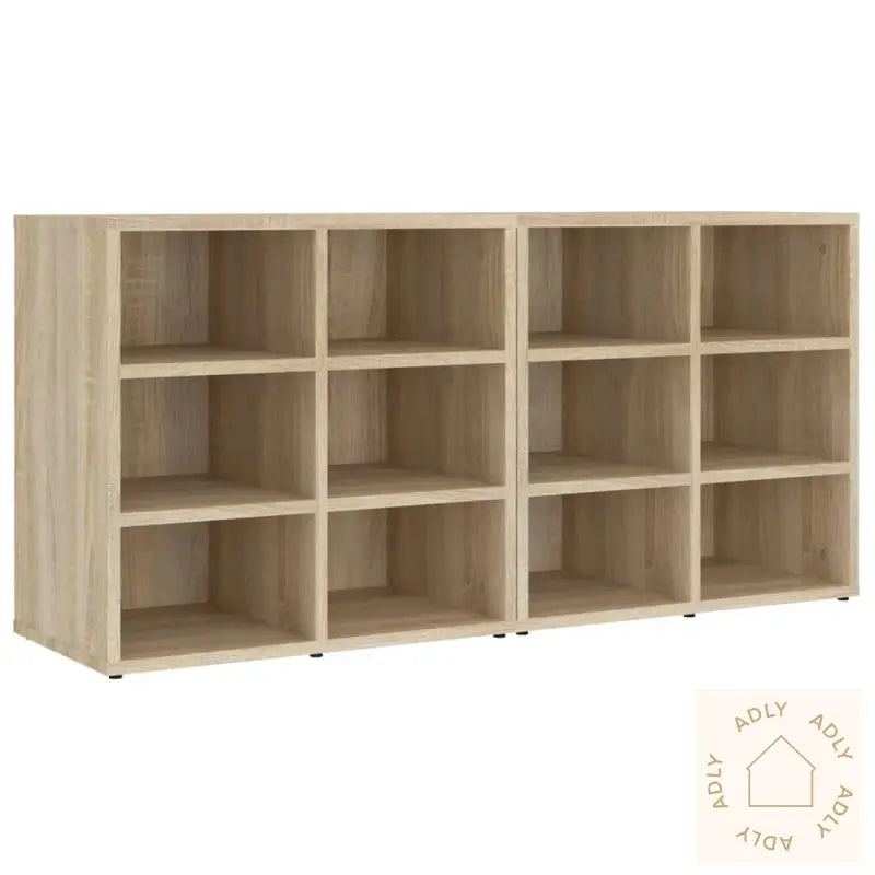 Skoskap Sonoma Eik 2 Stk 52,5X30X50 Cm