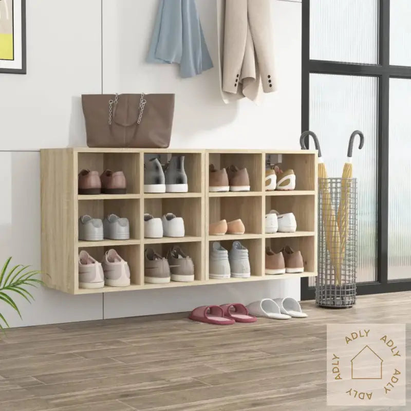 Skoskap Sonoma Eik 2 Stk 52,5X30X50 Cm