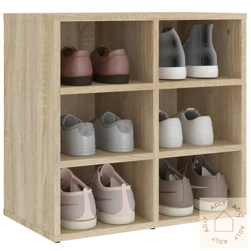 Skoskap Sonoma Eik 2 Stk 52,5X30X50 Cm