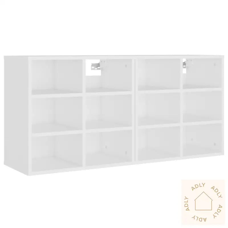 Skoskap 2 Stk Hvit 52,5X30X50 Cm