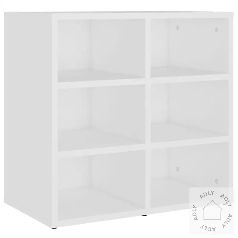 Skoskap 2 Stk Hvit 52,5X30X50 Cm