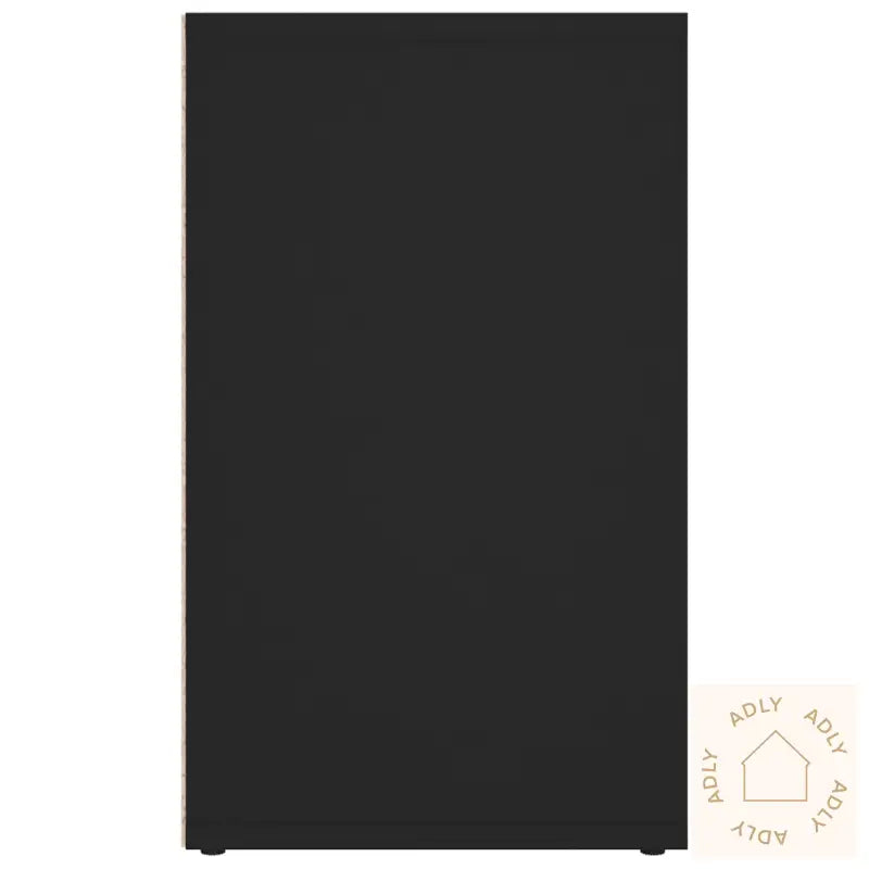Skoskap 2 Stk Svart 52,5X30X50 Cm