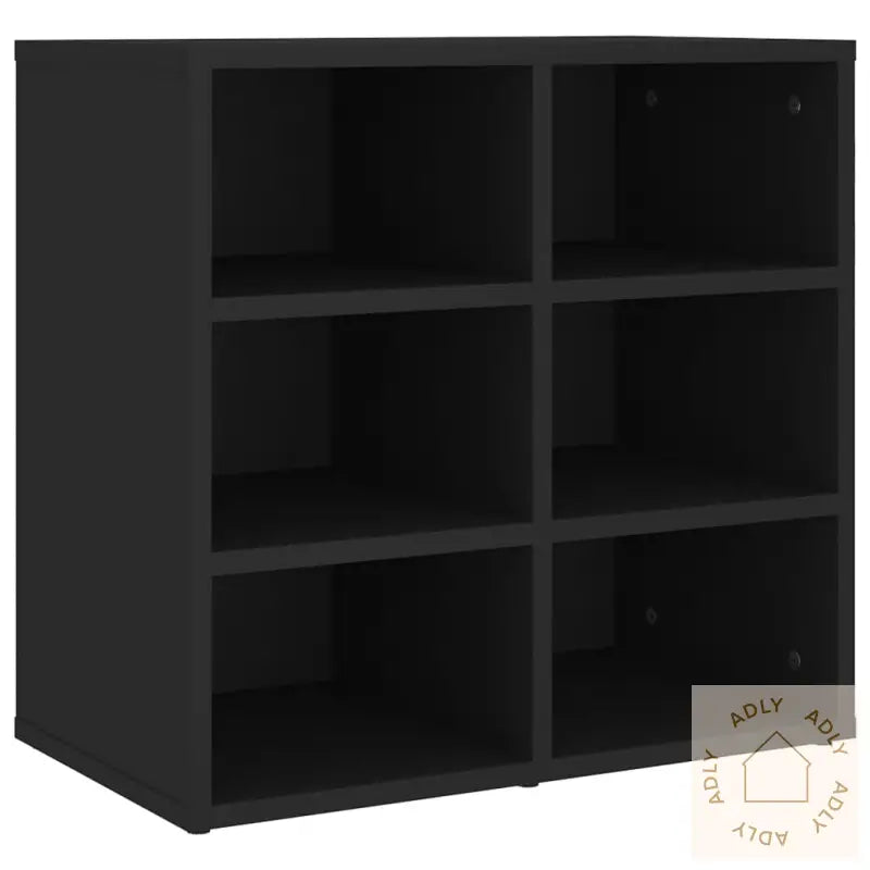 Skoskap 2 Stk Svart 52,5X30X50 Cm