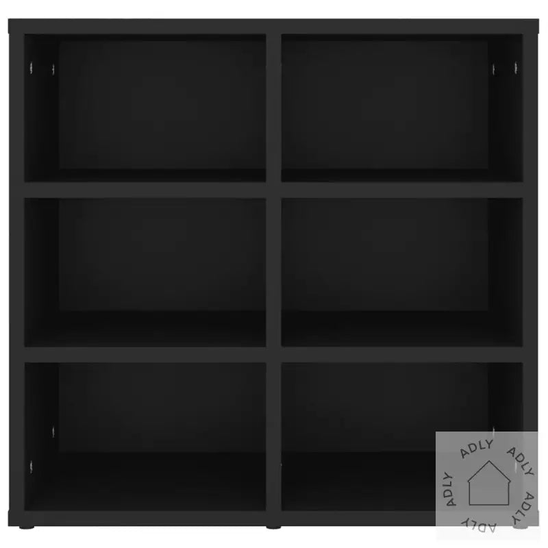 Skoskap 2 Stk Svart 52,5X30X50 Cm