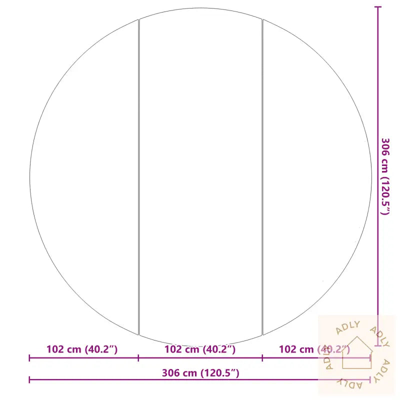 Rund Bassengtrekk Svart Polyetylen Ø 306 Cm Vanntett Materialer