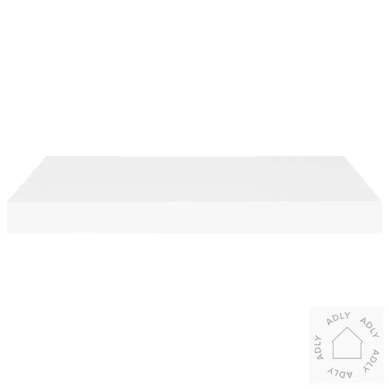 Flytende Vegghyller 4 Stk Hvit 60X23,5X3,8 Cm Mdf