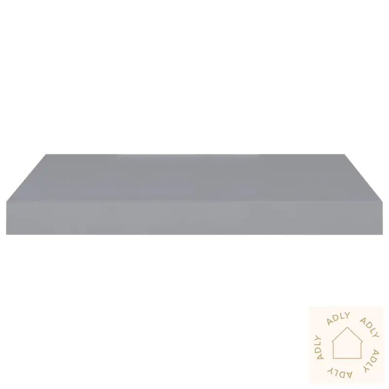 Flytende Vegghyller 2 Stk Grå 50X23X3,8 Cm Mdf