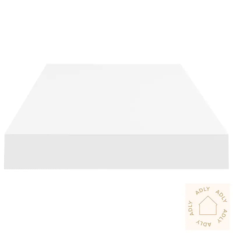 Flytende Vegghyller 4 Stk Hvit 60X23,5X3,8 Cm Mdf